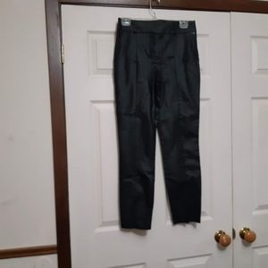DAZZ Fantastic Faux Leather Pants with ankle openings
